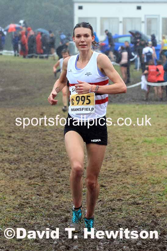Senior Womens 2023 National Cross Country Relays, Berry Hill Park, Mansfield.  Photo: David T. Hewitson/Sports for All Pics
